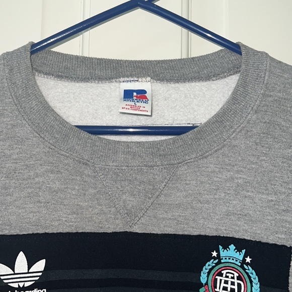 ♻️Upcycled Adidas Crewneck Hoodie♻️ - Picture 6 of 7